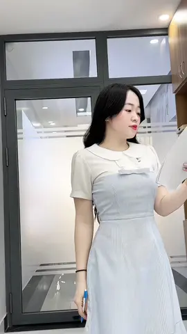 Outfit đi làm hôm nay, dịu kha 😊 #TikTokFashion #damcongso #danvanphong #BeautyTok #ngominhanhhh #worklife 