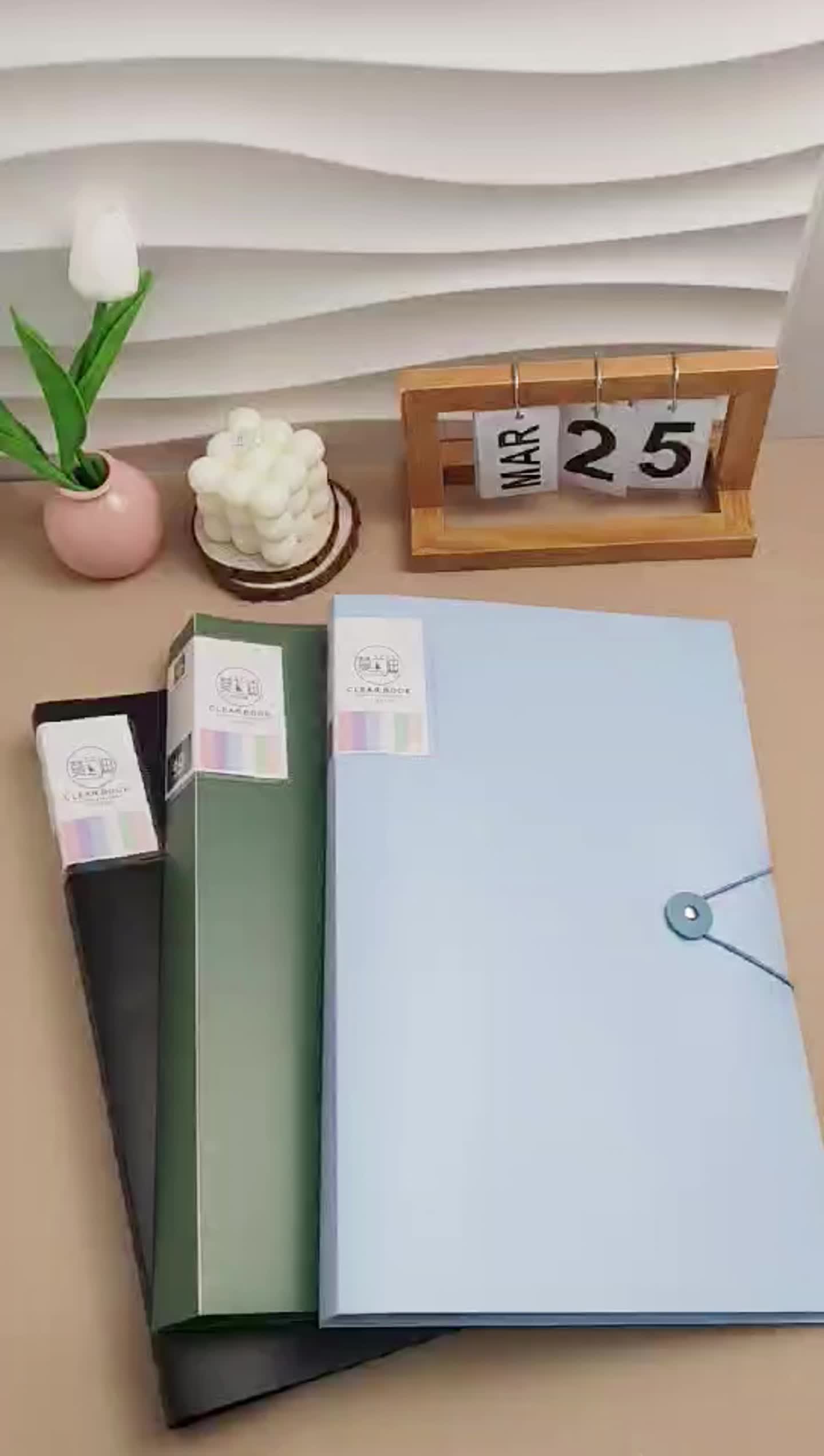 Clear Book Long Clear Folder File Organizer Document Presentation Book Paper Bag30/60/80/100 Pages #clearbook #fileorganizer #presentationbook #paperorganizer #longfolder