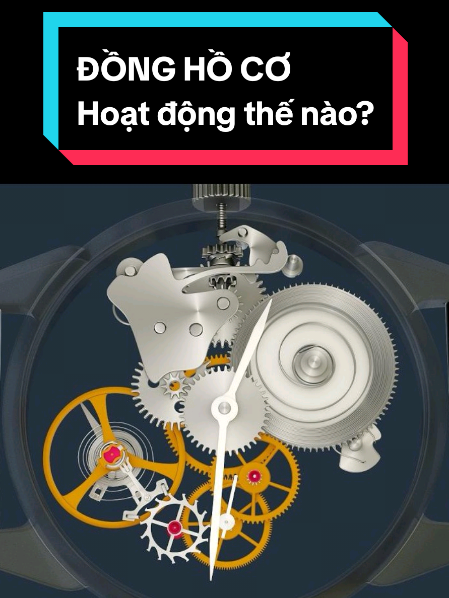 ĐỒNG HỒ CƠ - Cấu tạo và nguyên lý hoạt động #3danimation  #nguyenlyhoatdong  #khoahoc  #kythuat  #thuyetminh 