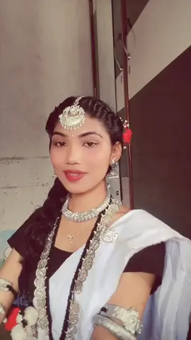 Too much obsessed with my own cultural dress🤍 #Tharusong 