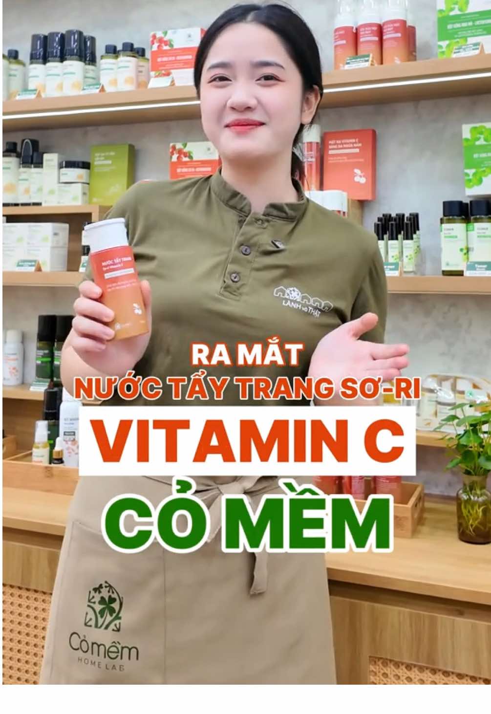 Mua 1 Tặng 1 nhân dịp ra mắt nước tẩy trang vitamin C Cỏ Mềm #comem #viral #trending #myphamthiennhien #chamsocda #vitaminc #skincare #taytrang