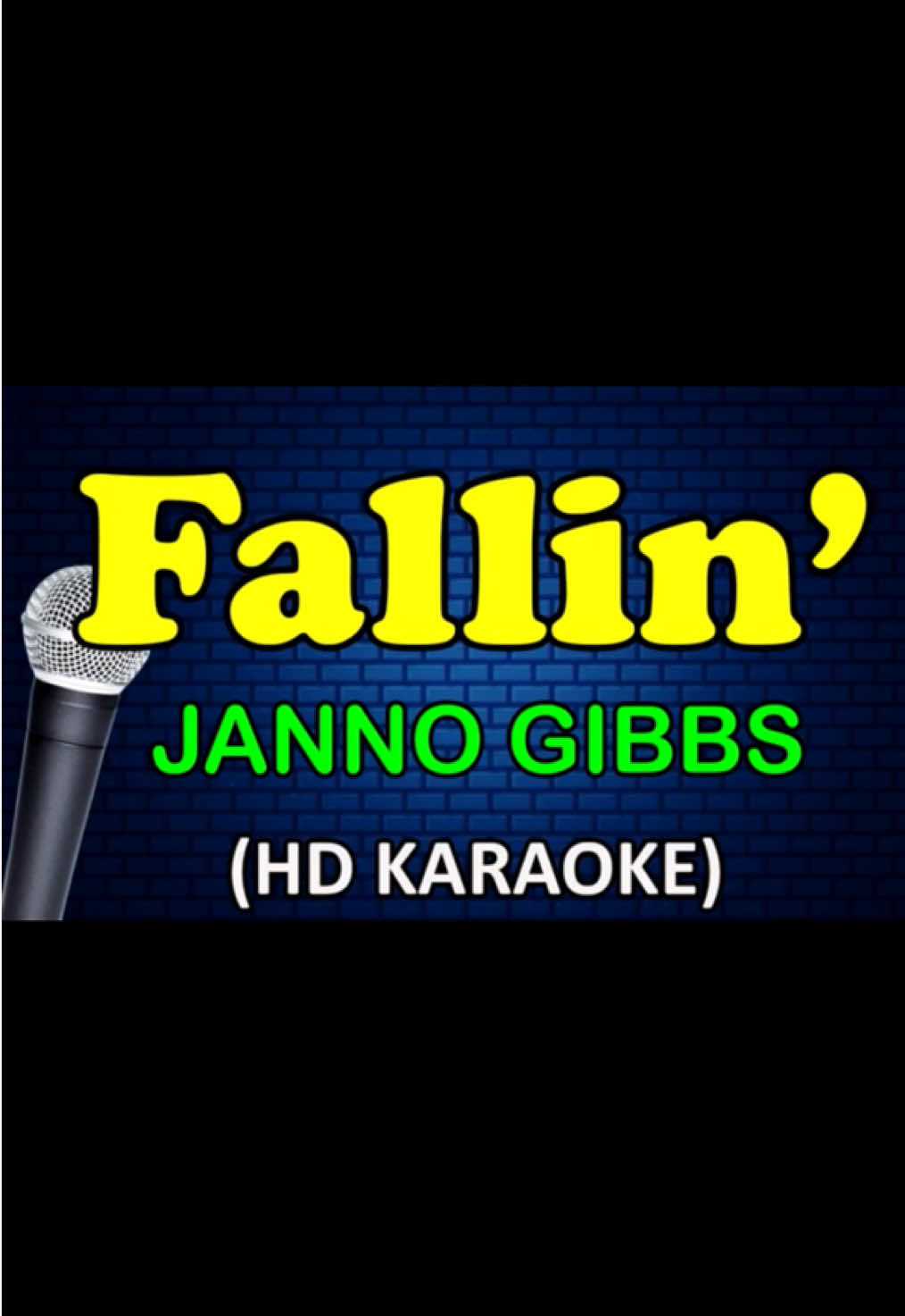 Fallin’ - JANNO GIBBS 😎🎶 #karaoke #lyricvideos  #songwithlyric #musictok 