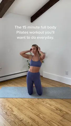 Pilates workout you can do ANYWHERE!! try it out and take class with us online ✨ #pilatesmat #pilatesgirl #pilatesinstructor 
