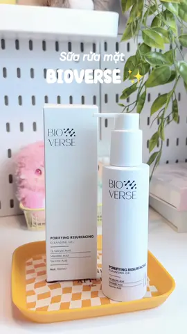Sữa rửa mặt chân ái cho da dầu m.ụn #suaruamat #bioverse #skincare #lamdep #goclamdep #unboxing #xh #xuhuongtiktok #fyp #viral #trend #foryou #yunarv 