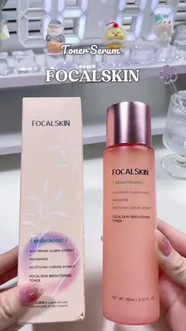 Serum toner 3 bước trong 1 nhà Focalskin nè mí bà 💕 #focalskin #toner #nuochoahong #skincare #tonerfocalskin #duongtrangda #duongtrang #focalskinvn #lamdep #viral #xh #hachi05 