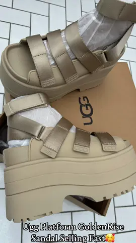 I love them not heavy comfortable colour called Colour: Mustard Seed ordered them on r size smaller ❤️Im getting another but  in Orange 🥰 available in 3 colors they’re selling fast yes they just arrived #ugg#uggusa #uggaustralia #uggplatforms #ugg GoldenRise Sandal#