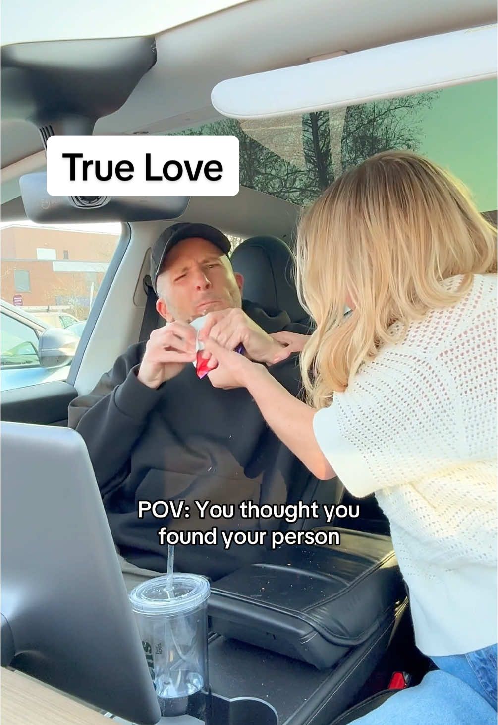 Matt doesn’t share food! 🤣🤣🤣 #couple #comedy #husbandandwife 