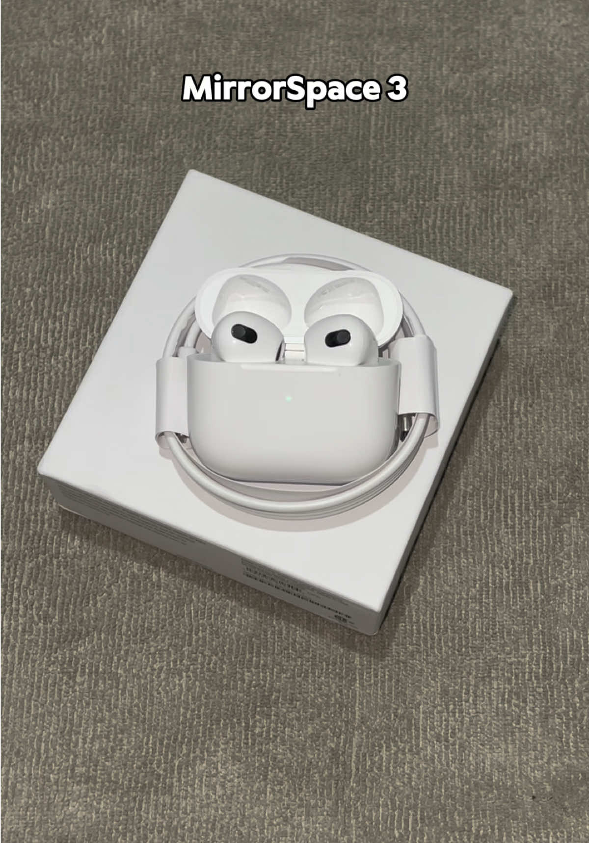 rekomen banget sih mirrorspace gen 3 ini🥰 #mirrorspacegen3 #airpods #iphone 