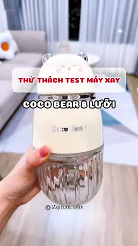 Thử thách test máy xay ăn dặm Coco Bear 8 dao cho các mẹ nha. Chân ái của các mẹ bỉm sữa #andam #mayxayandam #duahaubabymom #dungcuandam #mevabe #andamcungbe #mayxaydanang 