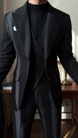 An all-black suit—classic and sharp!  Explore our collection at the link in bio or visit www.ressoandroth.com 🎥: @harold.clothes_ . . . #bowtie #instafashion #menswear #bespokesuits #customsuits #loafers #groomsmen #Blackbowtie #mensfashion #menswear #bowties #tomfordbowtie #mensaccessories #satorial #lapelpins #velvetbowtie #velvetloafers #suit #ressoroth #tuxedo #weddingsuit #weddingbowtie #fashionhacks #fashionblogger #outfitoftheday #trending #viral #menstyle #ressoroth 
