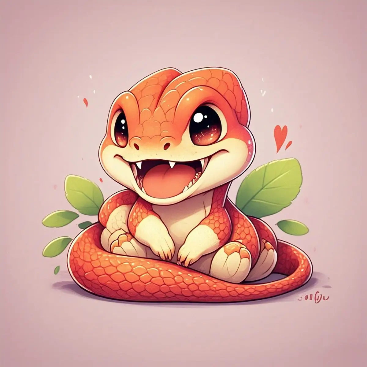 nền rắn cu te #anh #xuhuong #anhnen #AI #anhdep 