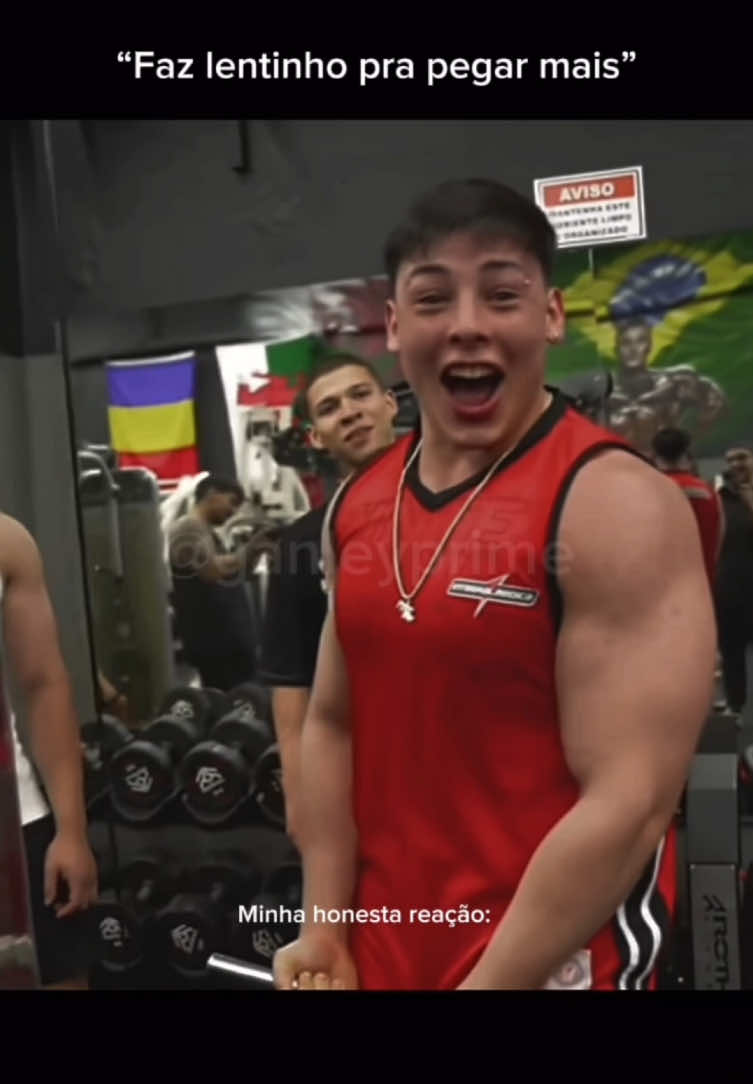 Kkk então toma  #ganley #gym #treino #gymmotivation #modobebezinho #academiamotivação #fyp 