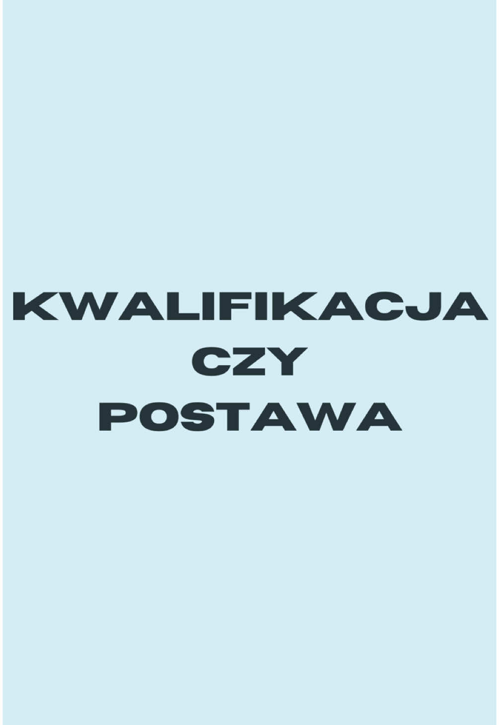 Masz kompetencje, ale nie dostajesz awansu? Czas na zimny prysznic. Jeśli masz ADHD, pewnie nie raz czułeś/czułaś, że ocenianie kogoś na podstawie „właściwej postawy” to niesprawiedliwość. Przecież liczy się to, co potrafisz, a nie jak się prezentujesz, prawda? Tylko że… to nie do końca tak działa. Dlaczego postawa jest ważniejsza, niż myślisz? 	•	Firmy szukają ludzi, którzy nie tylko wykonują zadania, ale też potrafią budować relacje. Jeśli świetnie wykonujesz swoją pracę, ale jesteś odbierany/a jako osoba trudna we współpracy – możesz być pomijany/a przy awansach. 	•	Twoje kompetencje są oceniane przez pryzmat tego, jak je zakomunikujesz. Możesz mieć genialne pomysły, ale jeśli przedstawisz je w sposób arogancki lub chaotyczny – stracą na wartości. 	•	Szybkie myślenie i spontaniczność, charakterystyczne dla ADHD, mogą być odbierane inaczej, niż zamierzasz. Brak filtrów, przerywanie w rozmowie czy nagłe zmiany kierunku dyskusji mogą sprawiać, że inni postrzegają Cię jako osobę dominującą, niezorganizowaną lub trudną we współpracy – mimo że masz dobre intencje. Co możesz zrobić? 	•	Przemyśl sytuację z przeszłości, w której coś poszło nie tak. Wybierz taką, która nie wywołuje w Tobie silnych emocji, ale dobrze ją pamiętasz. 	•	Zastanów się, jak się komunikowałeś/aś i co można było poprawić. Może Twój ton głosu był zbyt ostry? Może Twoje argumenty były dobre, ale przekazane w sposób, który wywołał opór? 	•	Przez 2 tygodnie zwracaj uwagę na swoją postawę. Ustaw budzik lub przypomnienie, które co kilka godzin skłoni Cię do refleksji nad tym, jak się dziś komunikujesz. 	•	Nie widzisz, co poprawić? Zapytaj kogoś, kto Cię dobrze zna. Osoby z zewnątrz często dostrzegają rzeczy, których sami nie jesteśmy świadomi. Chcesz więcej wskazówek o ADHD i karierze? Napisz „praca”, a podeślę Ci link do newslettera – znajdziesz tam konkretne strategie, które mogą realnie pomóc Ci w pracy.