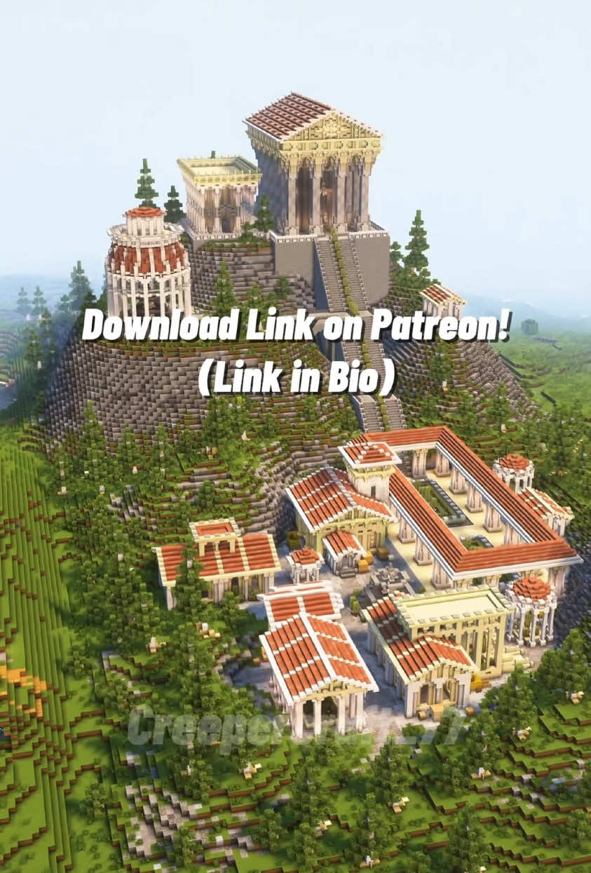 Minecraft: Massive Greek City! | Timelapse | #tutorial #Minecraft #minecraftbuilding #creepercraft_77 #creepercraft 