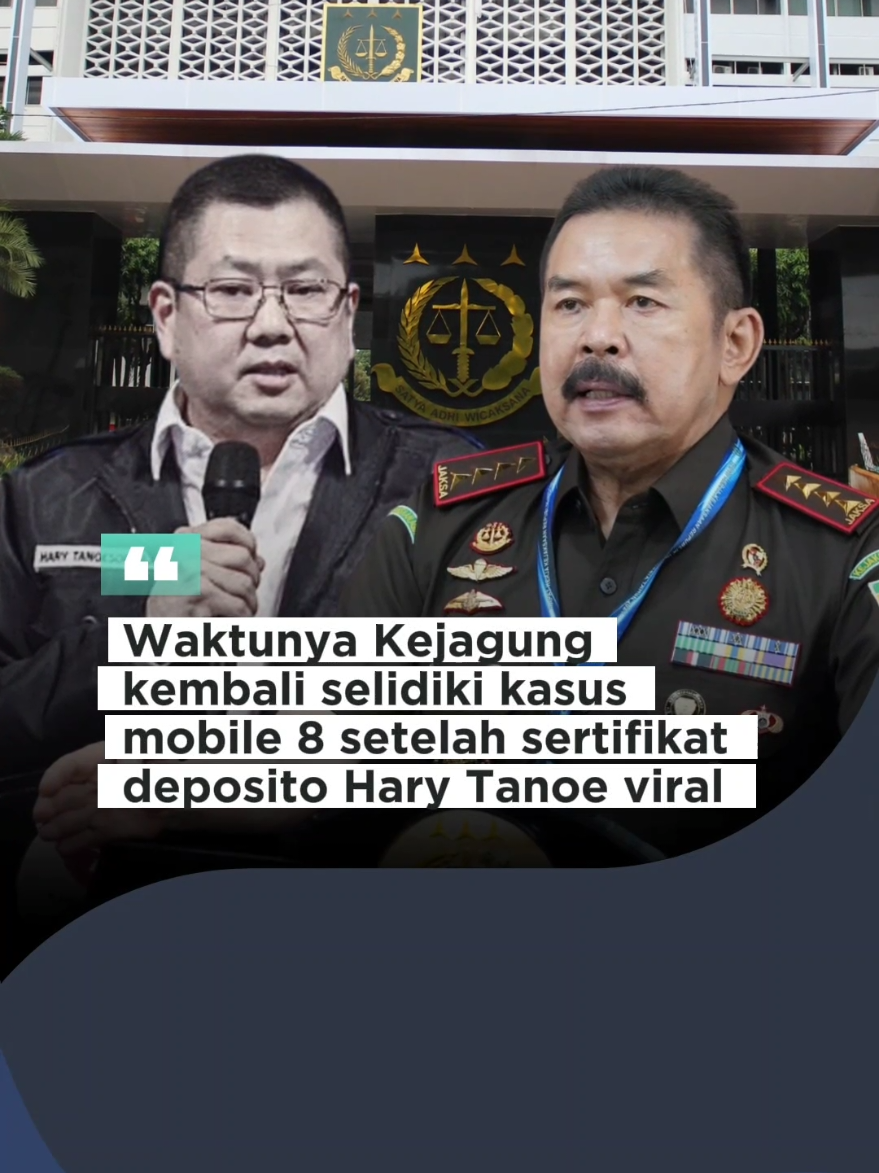 Apakah Hary Tanoe akan dipanggil kembali oleh Kejagung terkait mobile-8? #harytanoesoedibjo #kejagung #mobile8 #mnc #korupsi #fyp #viral #viralvideo #viraltiktok #foryou #fyppppppppppppppppppppppp #foryoupage #trending #fypシ゚ #tiktok #masukberanda 