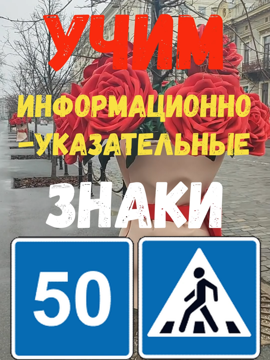 Учим ВСЕ информационно-указательные знаки 🚰🚾⬆️↔️#автошкола #автоинструктор #экзаменгибдд #пддонлайн #билеты #пдддлявсех #учимзнакипдд #правиладорожногодвижения 