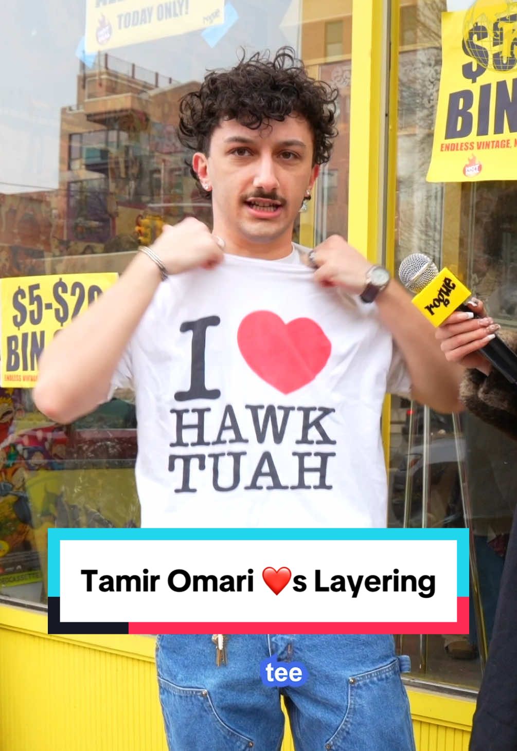 How many layers is he wearing??😭👕 @TAMIR OMARI   #hawktuah #layering #fitcheck #comedy #rogue 