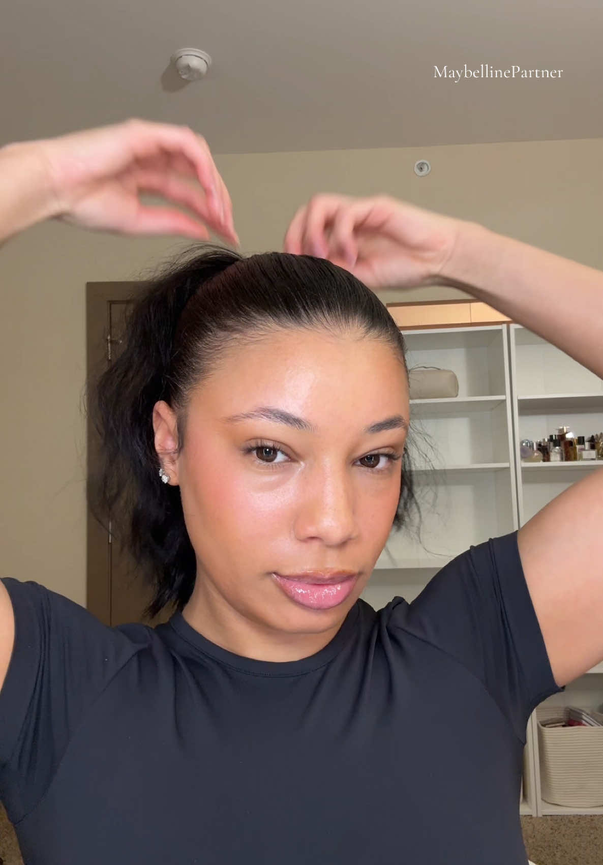 The face is giving snatched using Lifter Stix by @Maybelline NY 💘#MaybellinePartner