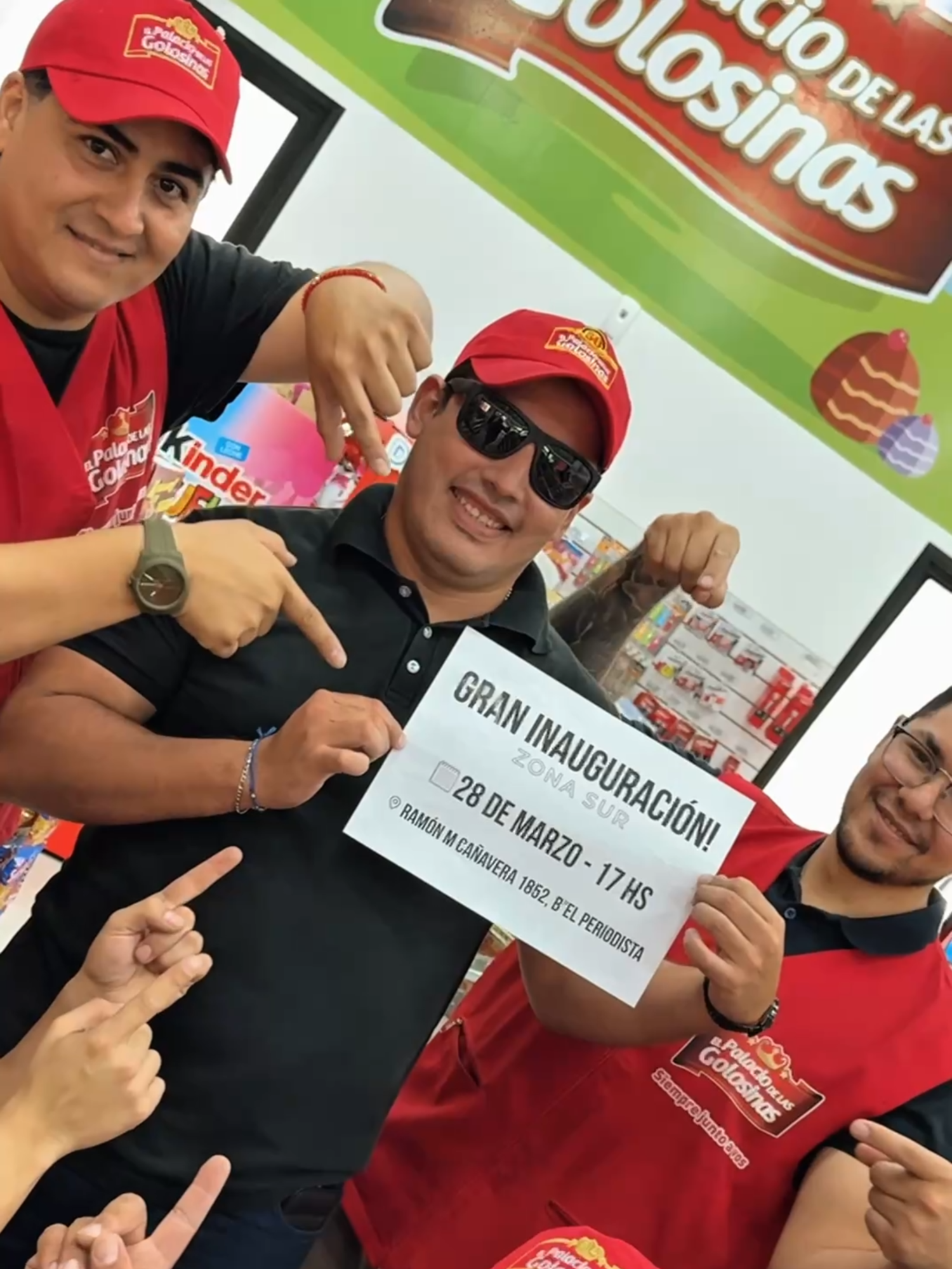 ✨ ¡SIII, AGENDA LA GRAN INAUGURACIÓN! ✨ El Palacio de las Golosinas llega a ZONA SUR con una nueva sucursal llena de dulzura 🍬✨ 📍Dirección: Ramon M Cañavera 1852 - B° El Periodista 📅 Día: 28 de marzo ⏰ Apertura: 17 p.m. Habrá sorpresas, promos y mucha fiesta 🎊 ¡No te lo pierdas!🍬🎊 ¿Quién viene a celebrar con nosotros? 🎈👇 - 📍Casa Central 👉 Pellegrini 499 | #saltacapital 📌 Sucursales 👉 #sansalvadordejujuy #altocomedero #metan #rosariodelafrontera #joaquinvgonzalez #sanlorenzochico #cafayate 📲 Compra sin moverte de casa en @palacioonline #elpalaciodelasgolosinas #NuevaApertura #elpalaciodelasgolosinaszonasur #zonasursalta