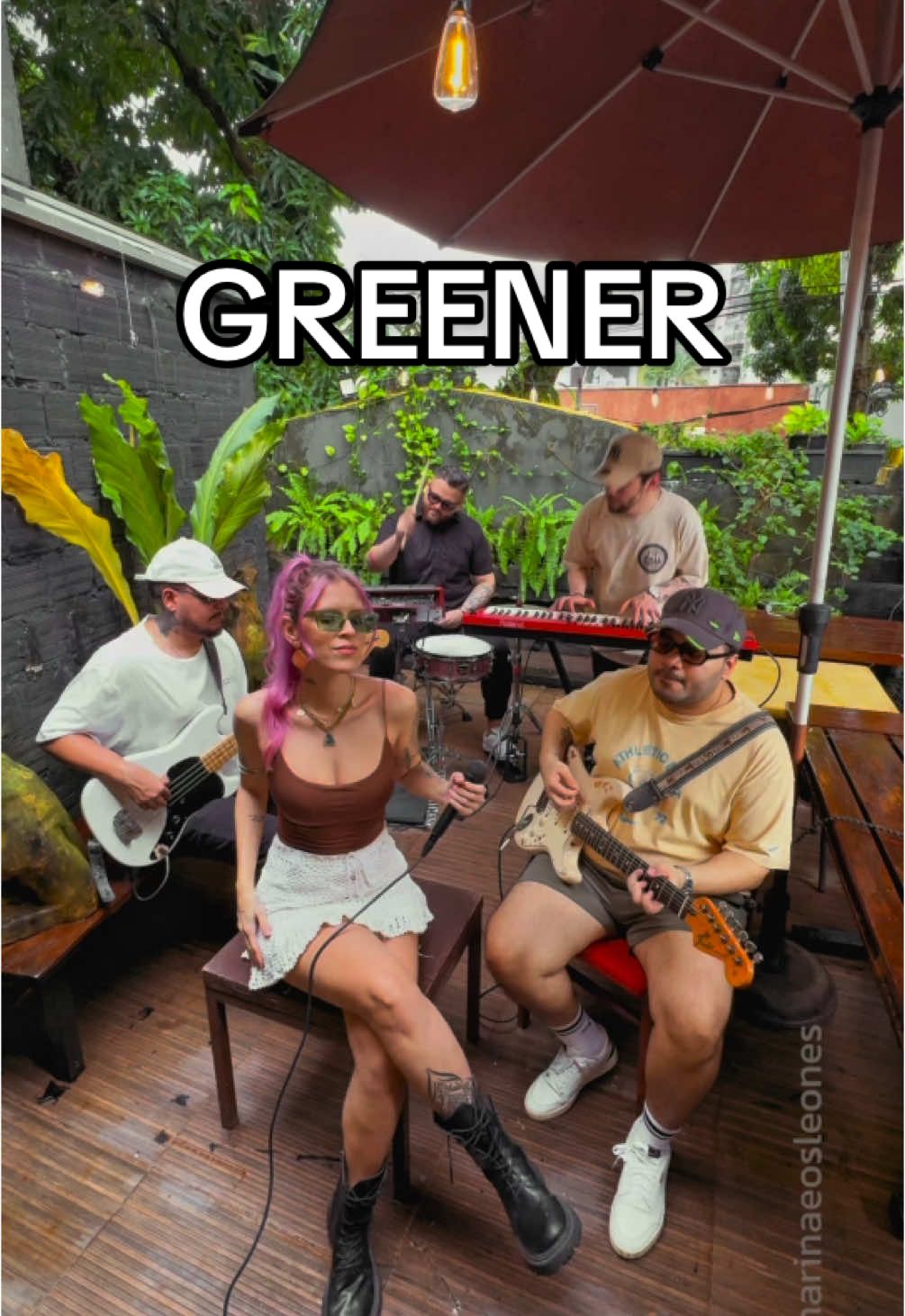 ‘Greener’ 🎶💚 (Tá rolando climaaa) De One Inity 🇬🇳 Locação: Beiju Xica 🌿 #fy #marinaeosleones #reggae #roots 