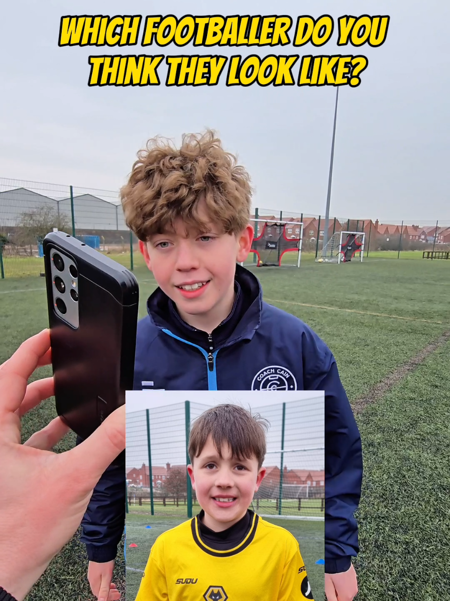 Which footballer do they look like!? 😬😅⚽️ @Coach Cain #football #footballer #lookalike 