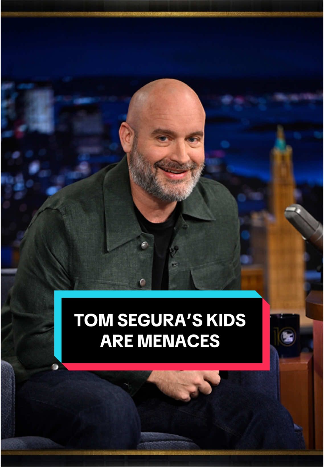 @Tom Segura’s six-year-old and nine-year-old are menaces 😳 #FallonTonight #TonightShow #TomSegura #JimmyFallon 