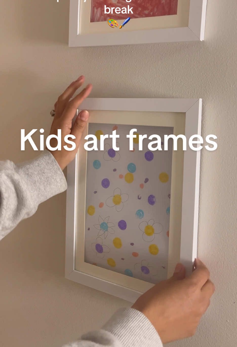 Found a cute why to display kids art without having to clutter my fridge.  #momfind #momfinds #momfindsforkids #momhack #kidart #frames #pictureframes 