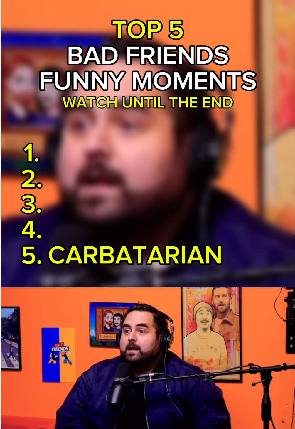 Top 5 Bad Friends FUNNY Moments #badfriends #andrewsantino #bobbylee #sketch #podcast #funny #fyp 