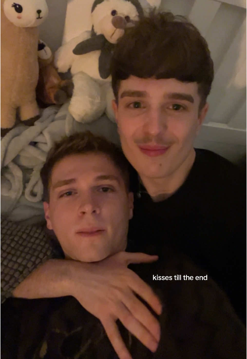 plushies third wheeling 🧸 #myboy #mlm #kisses #boyfriend #Relationship #gay #couple #bf #Love #kiss #cute #favoriteperson #canigetakiss #teddy #fy #fyp #gaytiktok #cuddle #mylove #smile 
