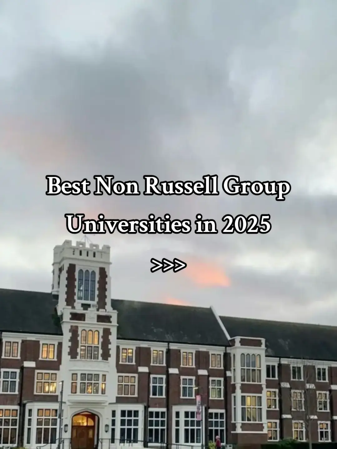 The Best UK Universities that aren't Russell Group - according to studentbeans  #student #students #studentlife #university #ranking #knowledge 