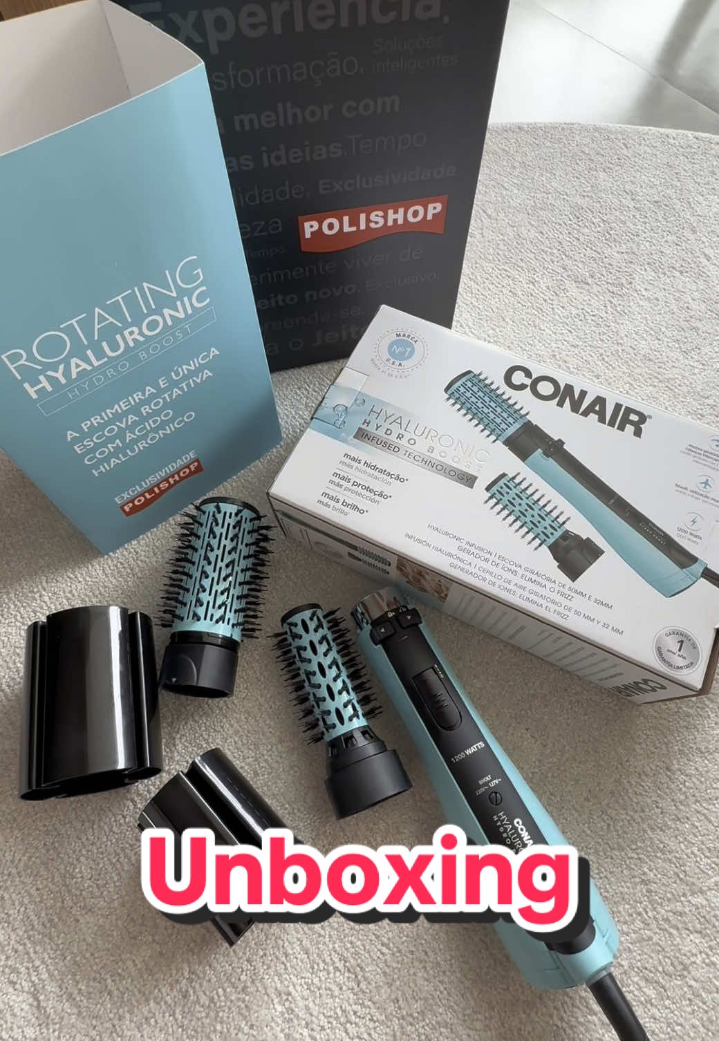 Lançamento exclusividade  @POLISHOP #RotatingHyalurunicPolishop Já estou ansiosa para testar!!!  Thx João Appolinário e @Fattima Amaral  #unboxing #unboxingvideo #escovarotativa #hair #beleza #beauty #cabelo #tiktoker 