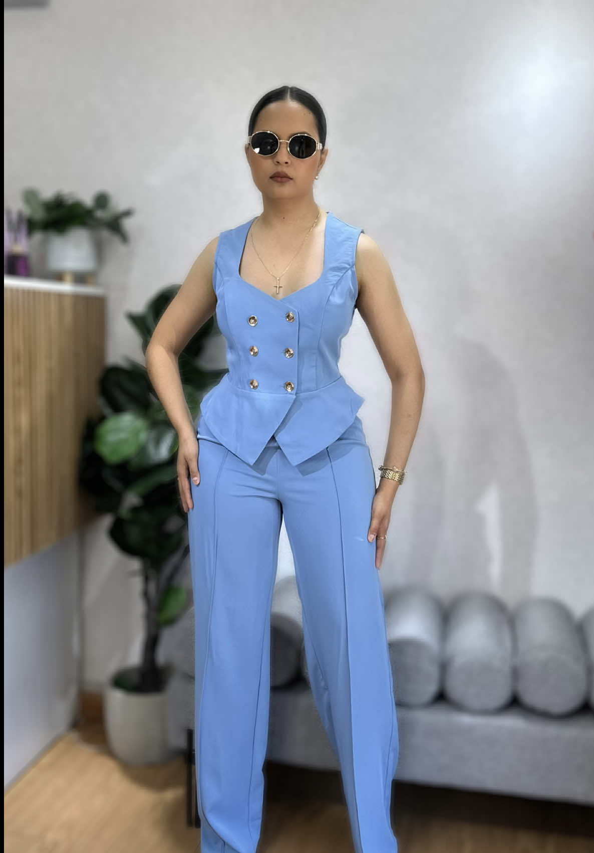 New 🪼 Pant Set  RD$3,750 Set:  S M L No stretch . . . . Ordena al Whatsapp 📲(809) 649-5592. Link de Whatsapp y Location en la Bio Ven y visítanos!📍Estamos en la Av. Independencia, Km. 7, Plaza Buen Arte Mall, Local 1-B. Santo Domingo, D.N #oldmoney #aesthetic #fashionstyle #ottd #brunch #santodomingo