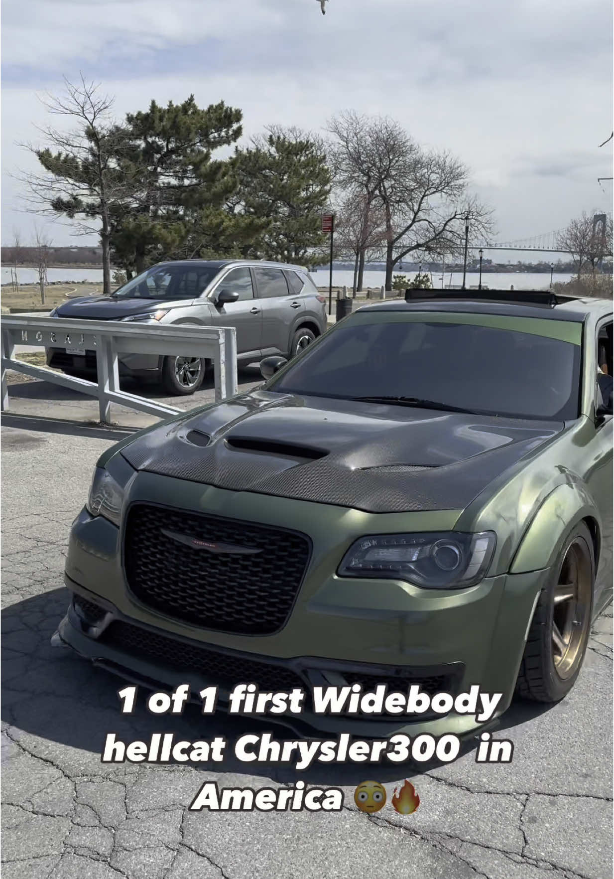 1 of 1 first Widebody hellcat Chrysler300  in America 😳🔥 