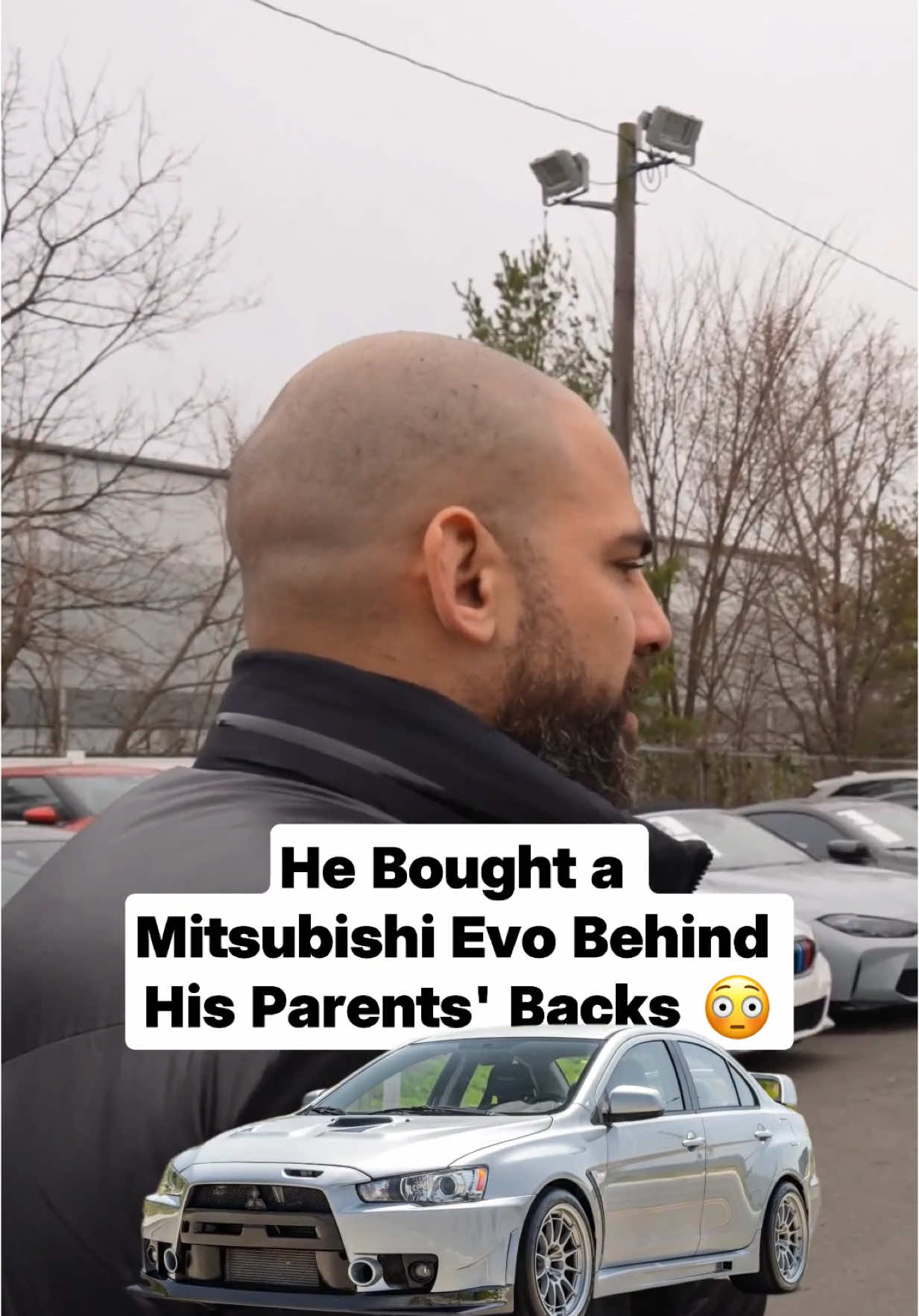 This guy bought a Mitsubishi Evo without his parents knowing. #mitsubishi #lancerevolution #carappraisal #dreamcar #carenthusiast #fy #fyp 