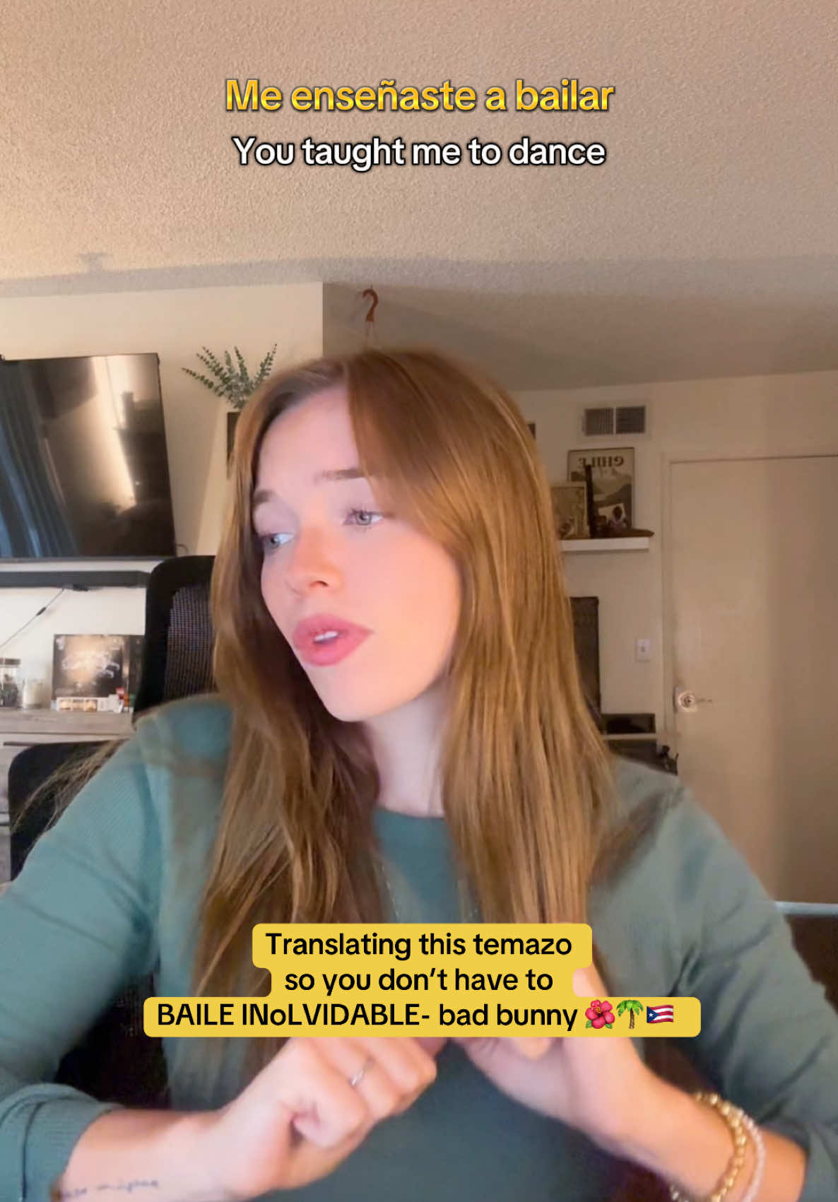 Bad bunny popped off with this album 🥲❤️ #baileinolvidable #translatingmusic 