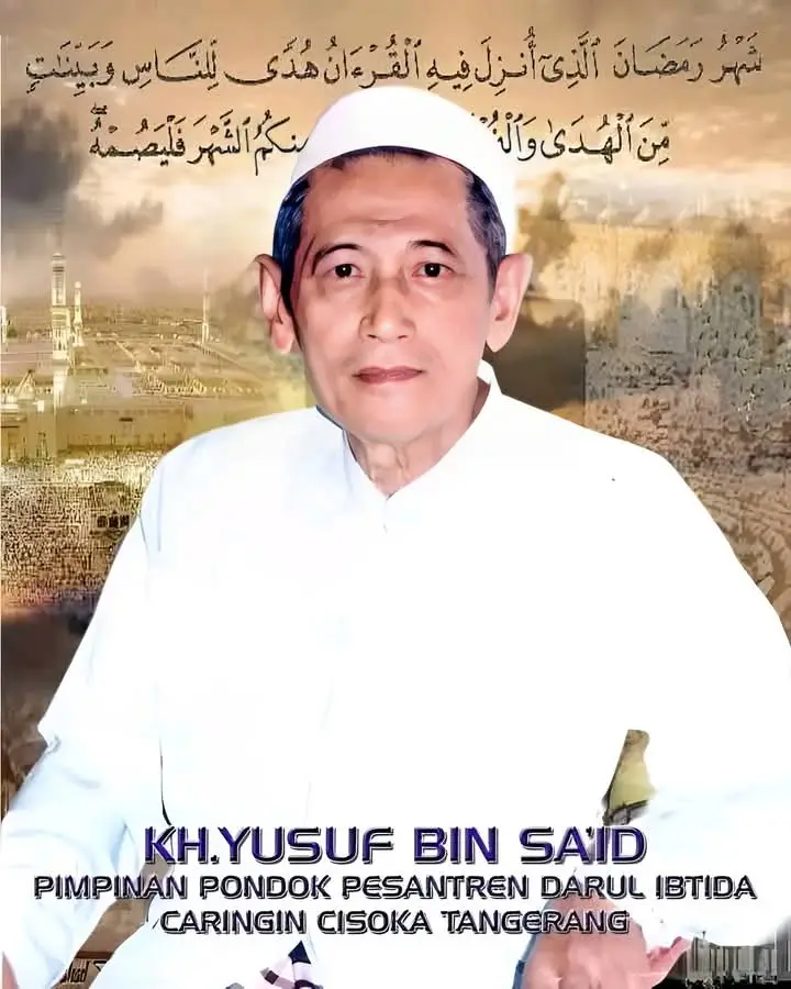 PENDIRI PONDOK PESANTREN DARUL IBTIDA YANG MASHUR DENGAN KETAWADHUANNYA# Assalamu Alaikum wr wb. Ketawadhuan Itu ada Ikhlasnya,ada sabarnya,ada jujurnya,yg menimbulkan kepasrahan atas Keputusan ALLAH alias RIDHO. Di awal awal Abuya Yusuf mendirikan pesantren,Banyak para Tetangganya yg mencibir beliau bahkan mereka melarang Beliau membuang tanah urukan beliau didekat rumah beliau. Tapi Abuya tdk membantah sehingga Abuya membuang tanah urukan tsb dg gerobak jauh dari pemukiman yg dulunya tdk serapat skrg. Abuya tdk berani menyuruh Santri utk membantunya yg memang saat itu santrinya cuma ada beberapa org saja. Hanya Ki Baehaqi Pabuaran yg membantu Abuya. Ki Baehaqi sewaktu dulu mondok di Abuya,,selalu berjalan kaki apabila pulang kampung ataupun pergi mondok. dari Maja ke caringin. Konon menurut cerita saat setahun terakhir sebelum Abuya Yusuf meninggal...Beliau sakit keras kurang lebih selama satu tahun. Abuya Uci yg sedang Mondok disuatu tempat diperintahkan Abuya Dimyati utk mengurus Abuya Yusuf. Karena Atas permohonan Abuya Dimyati & Abuya Uci agar diperkenankan Abuya Uci utk mengurus Abuya Yusuf akhirnya pihak keluarga mengikhlaskannya. Abuya Yusuf juga sangat senang diurus Abuya Uci salah satu Murid kesayangan Beliau. Dengan sabar & penuh hormat & Kasih sayang Abuya Uci mengurus gurunya sampai Abuya Yusuf meninggal ditangan Beliau. saat Abuya menghembuskan Nafas terakhirnya sambil mengucapkan: