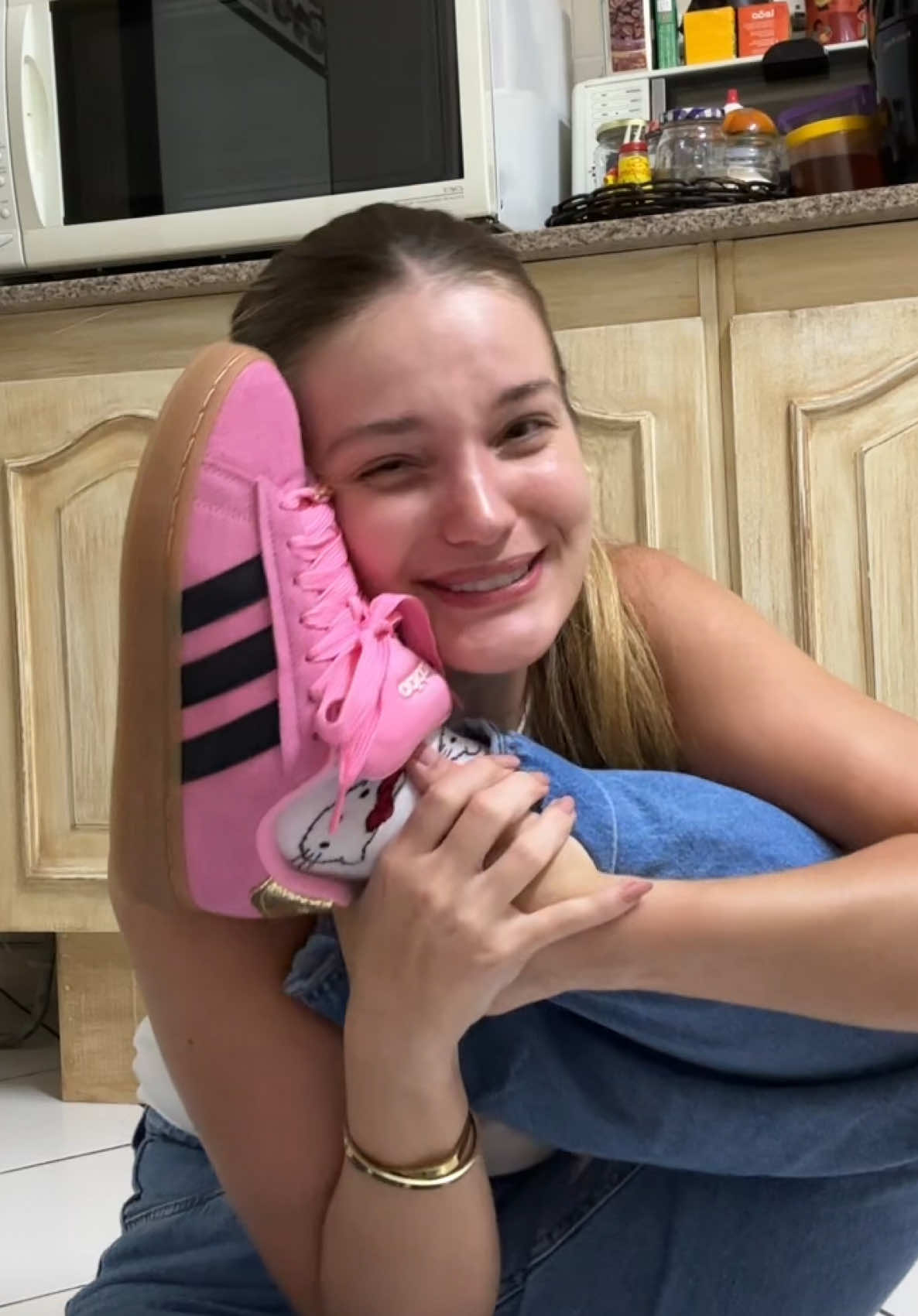 ESTOU IN LOVE, super confortável tmbbbbb!  #fy #fyp #adidas #viral #grandcourt 
