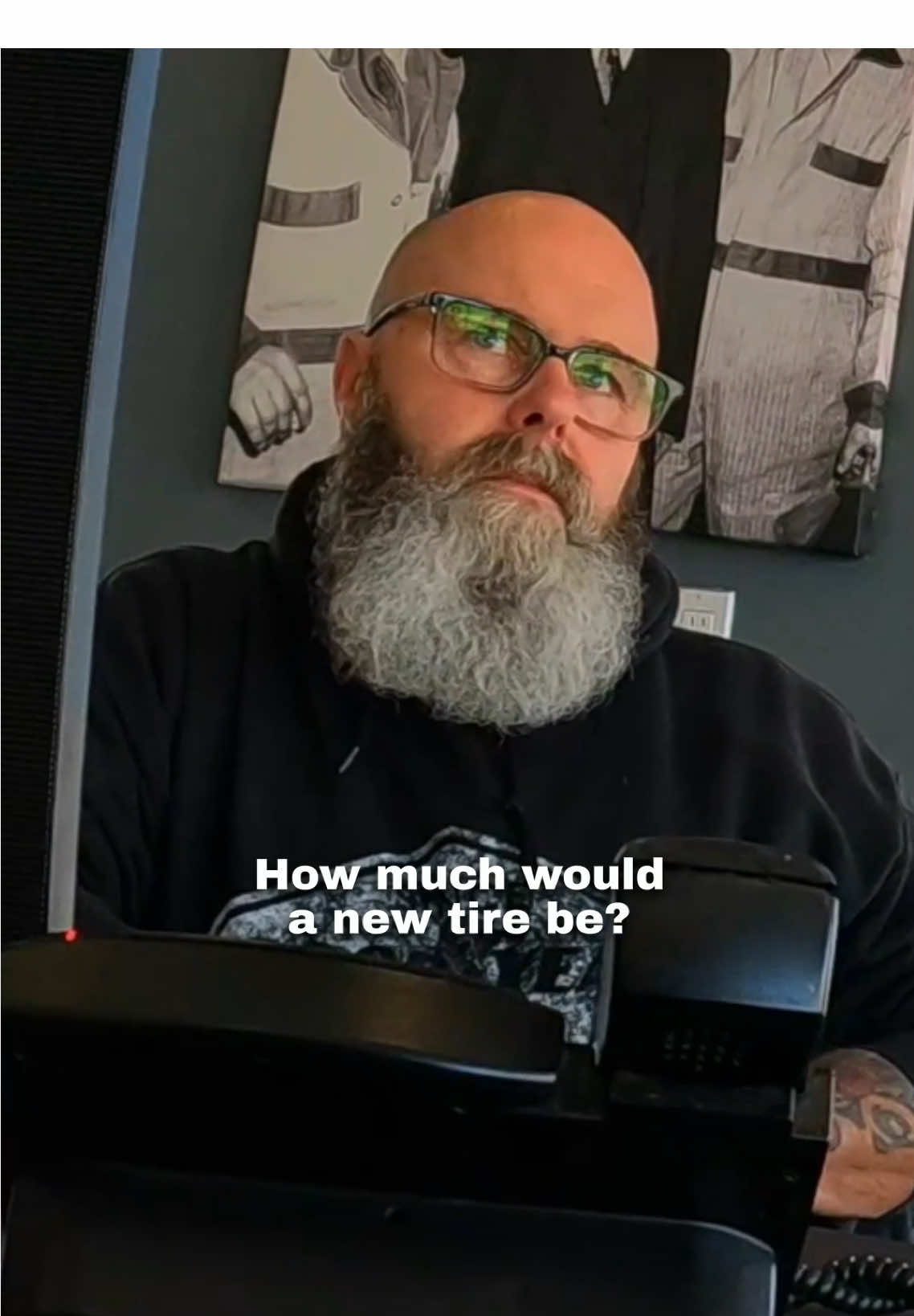 I asked about a tire and THIS happened 🥹❤️ #tire #goodyear #kindness 