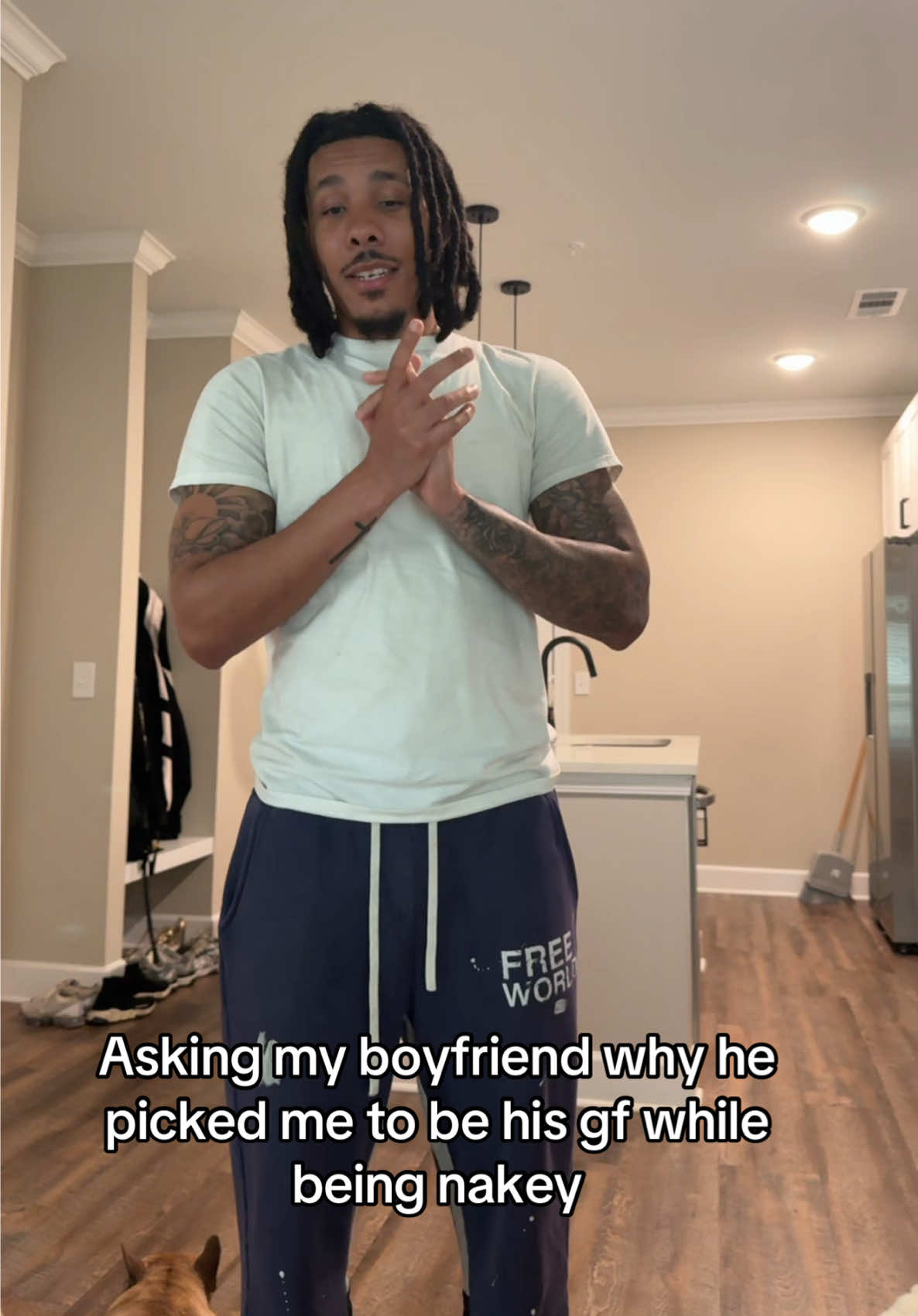 He was so distracted 🤣