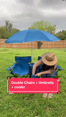 Portable Double Folding Camping Chairs with Umbrella and Cooler! Perfect portable chairs for ball games , beach, and the park ☀️👏 #FoldingChairs #CampingChairs #PortableChairs #PortableChairWithUmbrella #FoldingChairWithUmbrella #CampingChairWithUmbrella #PortableUmbrella #BeachUmbrella #BallMom #TravelBallMom #ChairsWithCooler #ChairsWithUmbrella  #tiktokshopjumpstart #springintohealth #ttslevelup #springtok  #tiktokshoprestock  #tiktokshopcreatorpicks  #tiktokshopjumpstartsale   #mademyyear #SuperBrandDay #lovelanguage #seasonalgems #goalcrusher #tiktokshopspringglowup #tiktokshoprestock #tiktokshopmothersday #springtok 