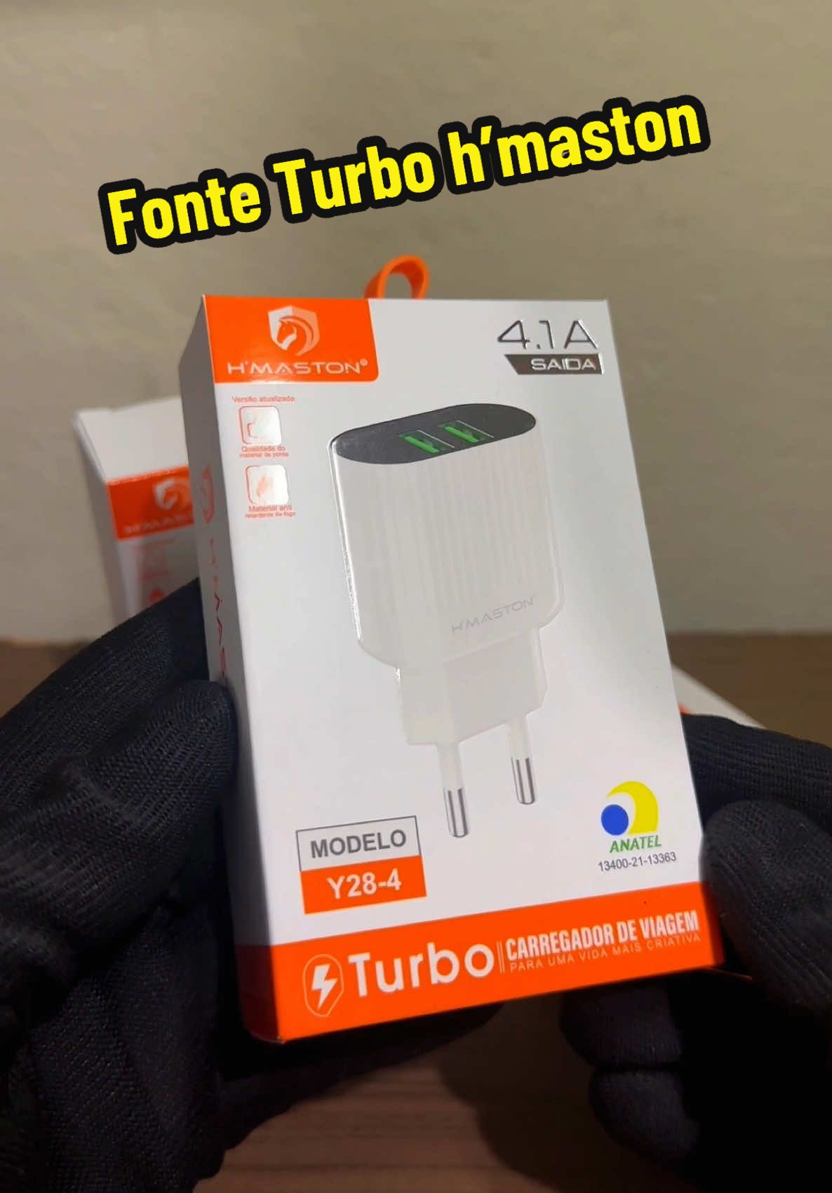 Fonte para carregar h’maston . #celular #umboxing 