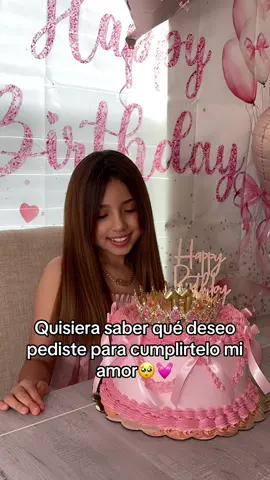 Feliz cumpleaños mi princesa bella, hermosa, te amo con toda mi alma deseo que Dios te bendiga grandemente, llenándote de salud, paz, amor y muchos años ma de vida..👸🏻#fyp @Hija de Antonella🌹 