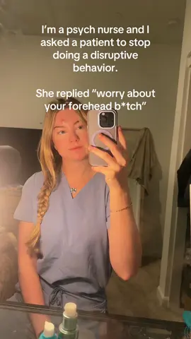 Honestly she’s real for that 😭 #psychnurse #psych #nurse #fyp 