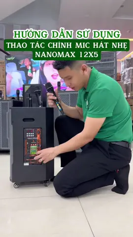 Hướng Dẫn Sử Dụng Loa kéo Nanomax 12x5 điều chỉnh và khoá tần số #dienmaynamhoang #nanomax #loananomax #nanomax12x5 #loakeo12x5 #loa12x5 