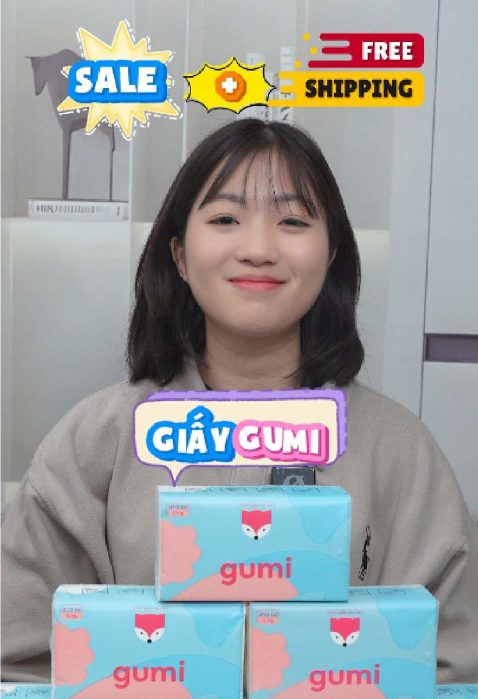 Có ai chung thuỷ như em không, dùng giấy Gumi cả năm không chán #gumi #fyp #hangtieudung #giayan 