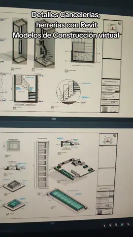 Detalles herrería, canceleria, con REVIT #dibujoarquitectónico #bim #autodesk #dibujoarquitectónico #cancel #herreria 