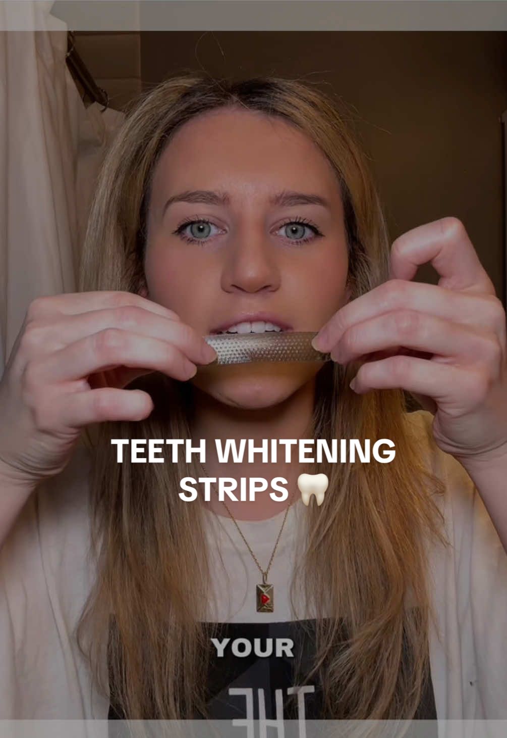 trying the viral into teeth whitening strips 🦷🤯and tbh i've never seen my teeth whiter than this  #whiteningteeth #whiteningstrips #fyp #teeth #inopro