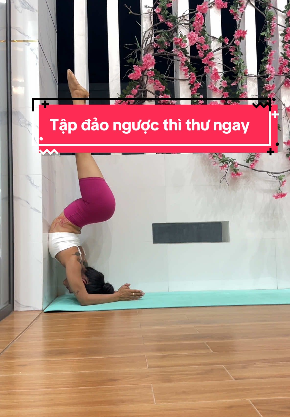 Đam mê đảo ngược thì thử chuỗi này với tường nhé #hoangkimyoga #yoga #huongdanyoga #yoganangcao #backbendchallenge #yogachallenge 