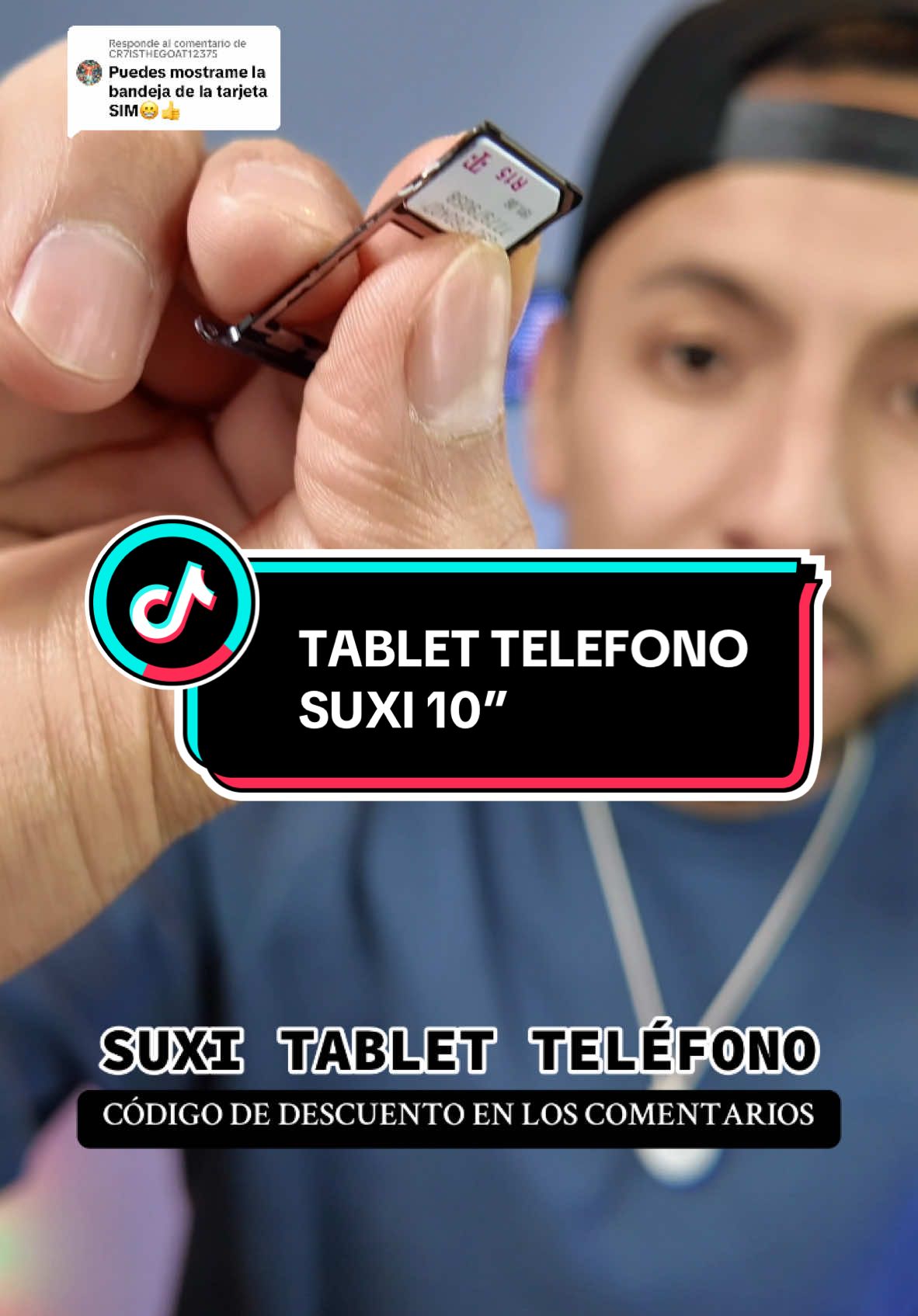 Respuesta a @CR7ISTHEGOAT12375 claro que si mi hermano, está Tablet te funciona como teléfono y ya viene liberada de fábrica #tablets #tableta #tablettelefono #springtok #tiktokshopspringsale2025 #Tech #tabletop 
