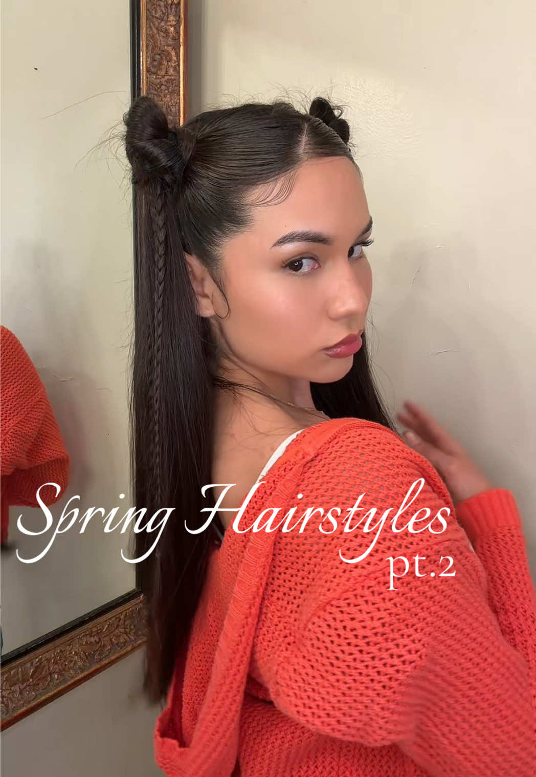Day 2 of Spring Hairstyles 🧺🌷🌳 #hairtok #hairstyle #bowhairstyle #cutehairstyles #hairinspo #springhair #hairoftheday @Bumble and bumble. 